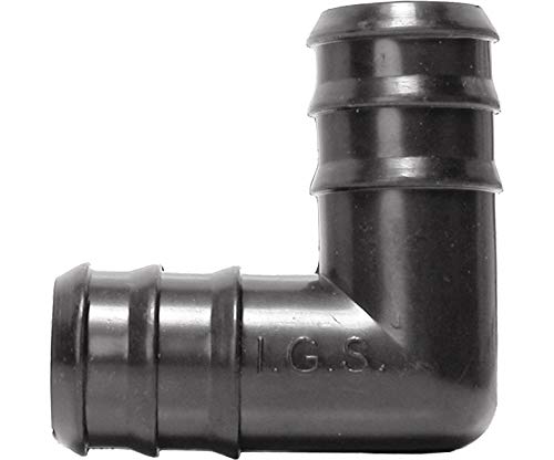 Hydrofarm AAEL100 Active Aqua Elbow Connector  1-Inch  Black - Image 2